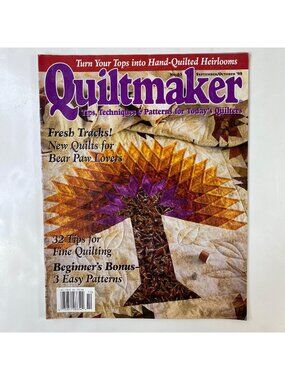 Quiltmaker No. 63 Magazine Vol. 17 Issue 5 September/October 1998 Quilting Tips